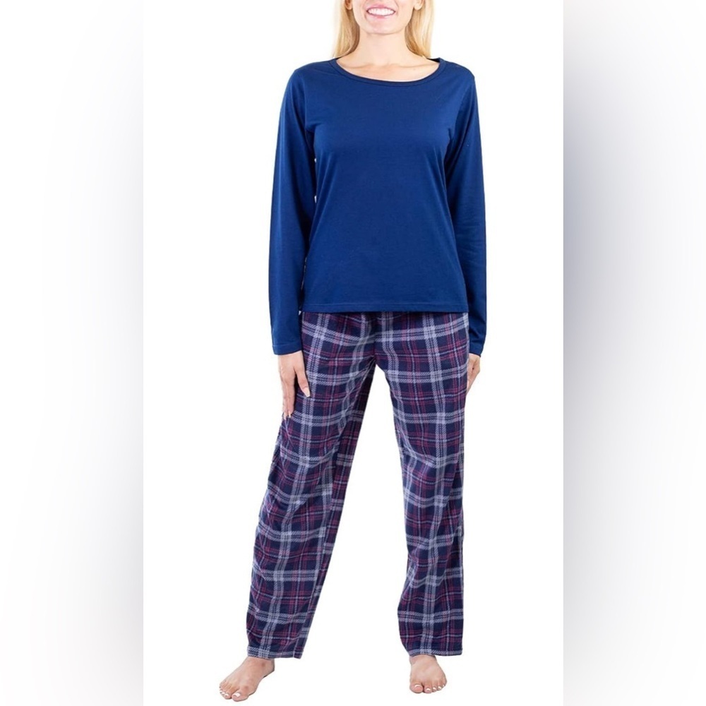 NWT- Jo & Bette Women’s 2 Piece Fleece Pajama Set; Fuzzy PJ Loungewear Set - 2XL